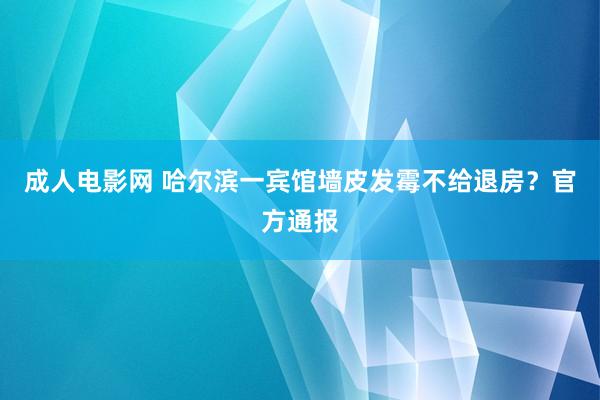 成人电影网 哈尔滨一宾馆墙皮发霉不给退房？官方通报