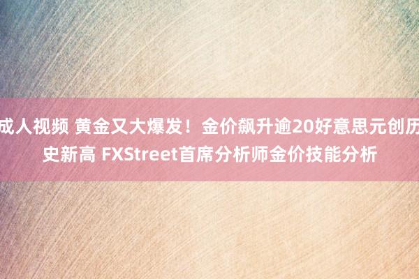 成人视频 黄金又大爆发！金价飙升逾20好意思元创历史新高 FXStreet首席分析师金价技能分析