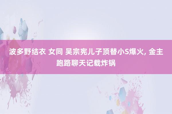 波多野结衣 女同 吴宗宪儿子顶替小S爆火， 金主跑路聊天记载炸锅