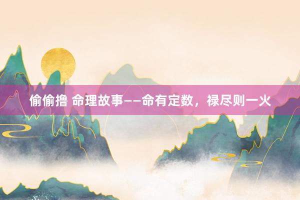 偷偷撸 命理故事——命有定数，禄尽则一火